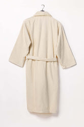 Cream Velour Bathrobe 25W